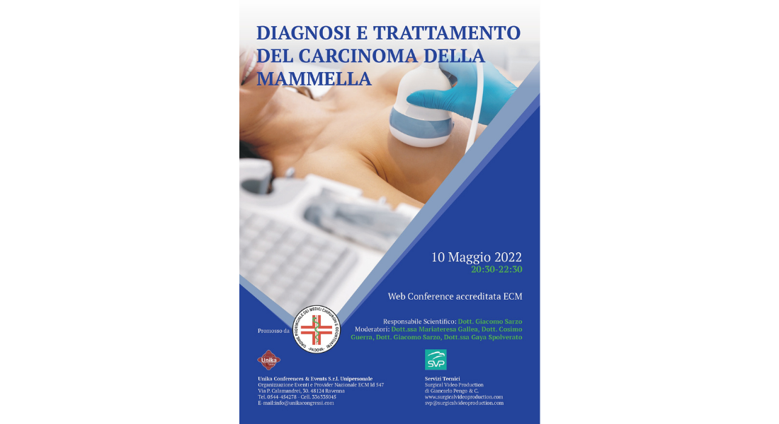 Clicca per accedere all'articolo Web Conference - Diagnosi e trattamento del carcinoma della mammella