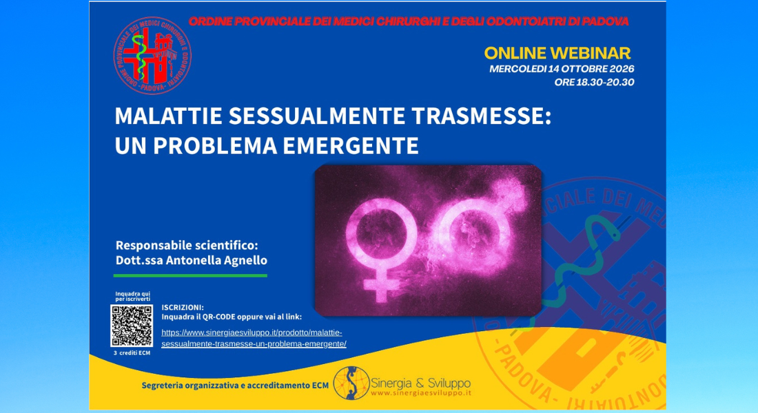 Clicca per accedere all'articolo Online Webinar -  MALATTIE SESSUALMENTE TRASMESSE: UN PROBLEMA EMERGENTE