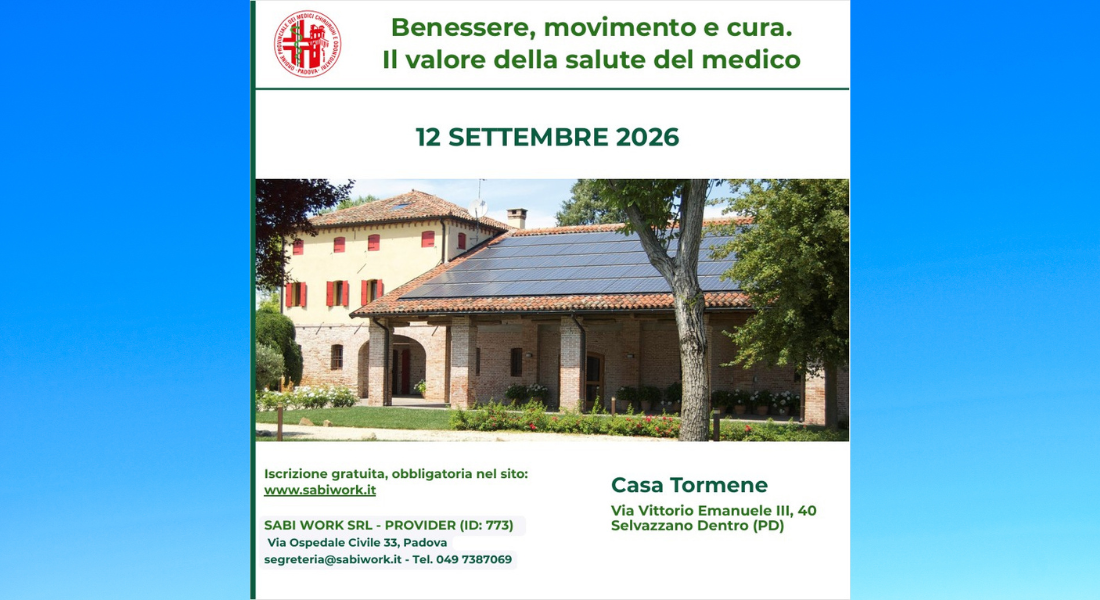 Clicca per accedere all'articolo Benessere, movimento e cura. Il valore della salute del medico