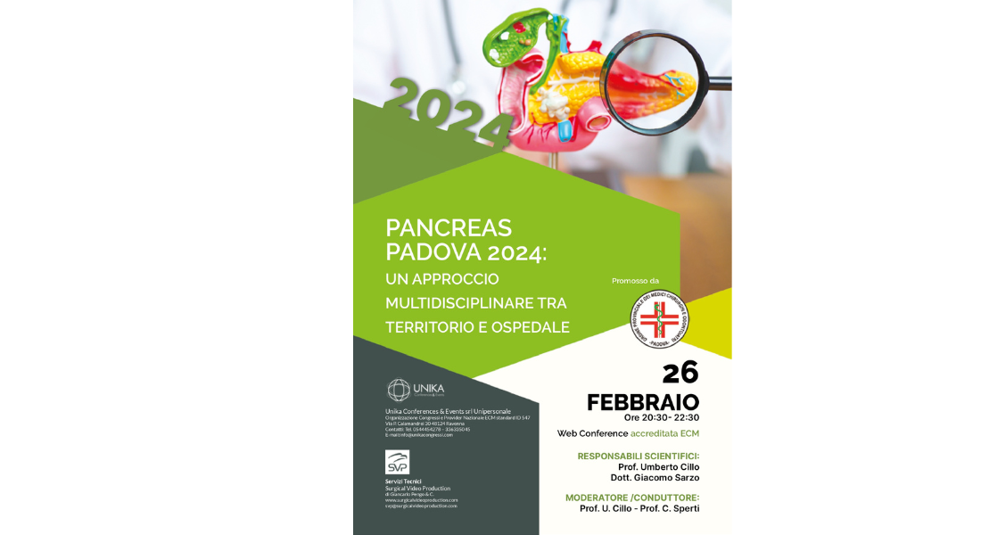 Clicca per accedere all'articolo Web conference: Pancreas Padova 2024 - un approccio multidisciplinare tra territorio e ospedale