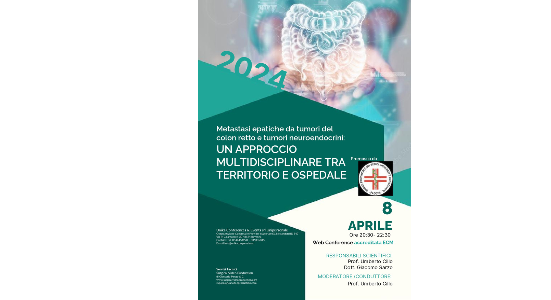 Clicca per accedere all'articolo Web Conference: Metastasi epatiche da tumori del colon retto e tumori neuroendocrini : un approccio multidisciplinare tra territorio e ospedale