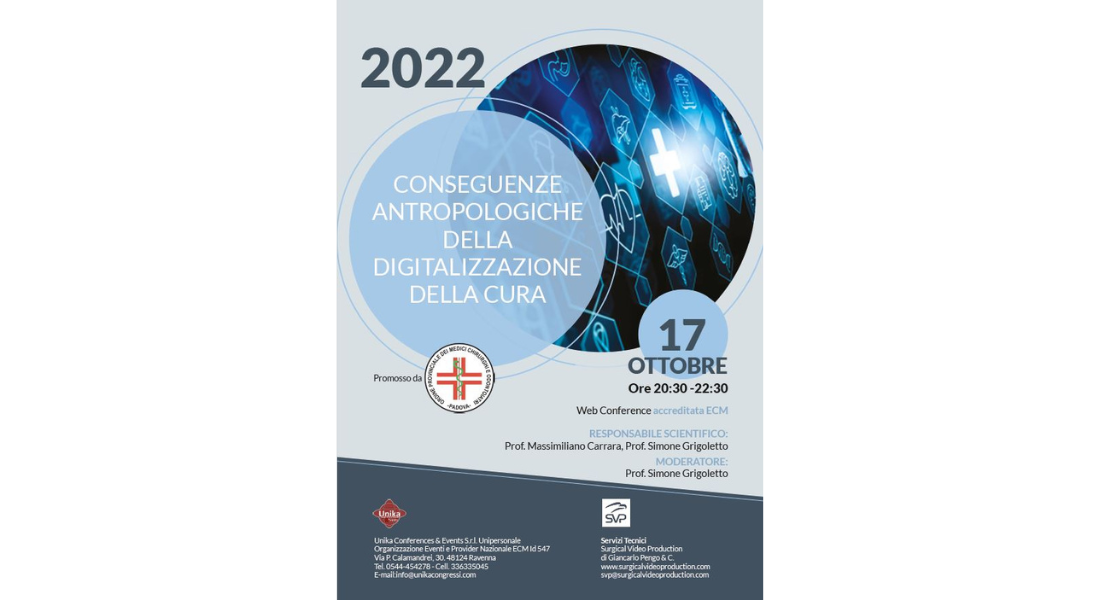 Clicca per accedere all'articolo Web Conference - Conseguenze antropologiche della digitalizzazione della cura