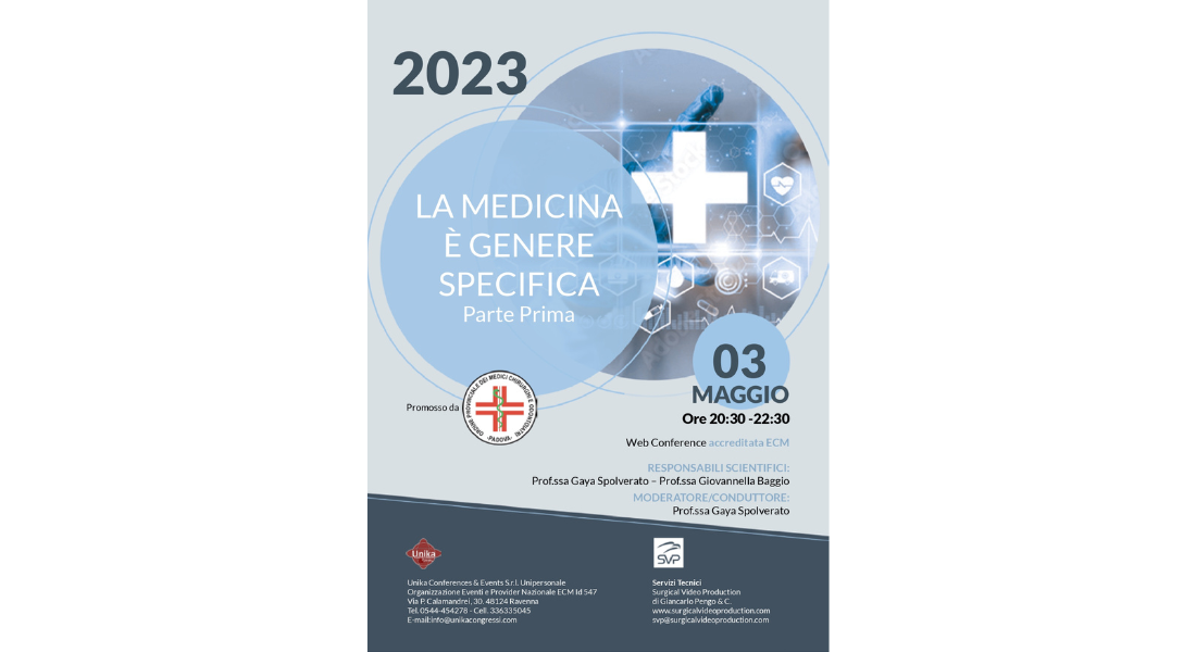 Clicca per accedere all'articolo Web Conference - La Medicina è genere specifica - Parte Prima