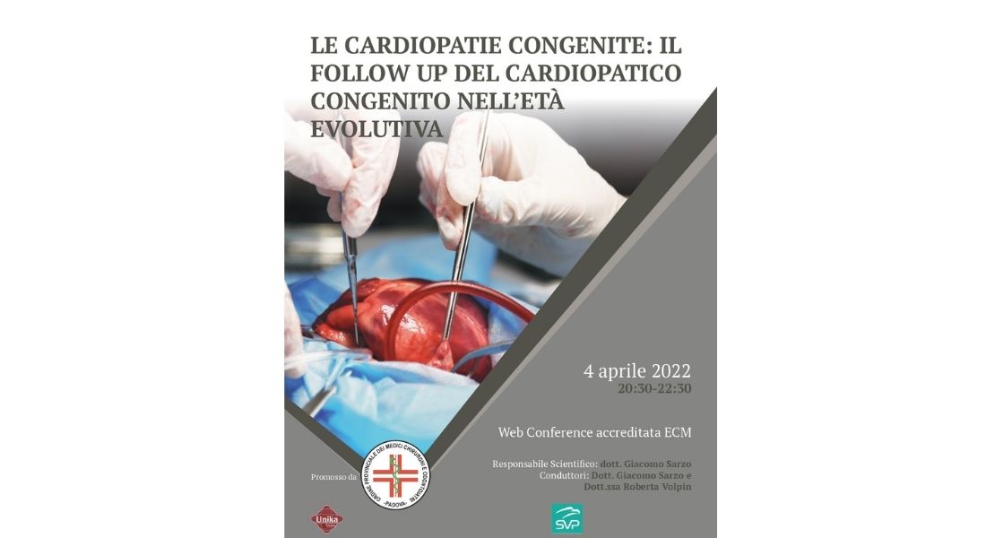 Clicca per accedere all'articolo Web Conference - Le cardiopatie congenite: il follow up del cardiopatico congenito nell'età evolutiva